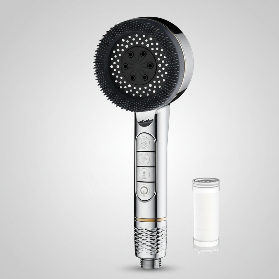 High-Pressure Hand Shower with 5 Spray Modes-Bedding & Bath > Bathroom Accessories-casanuva-casanuva