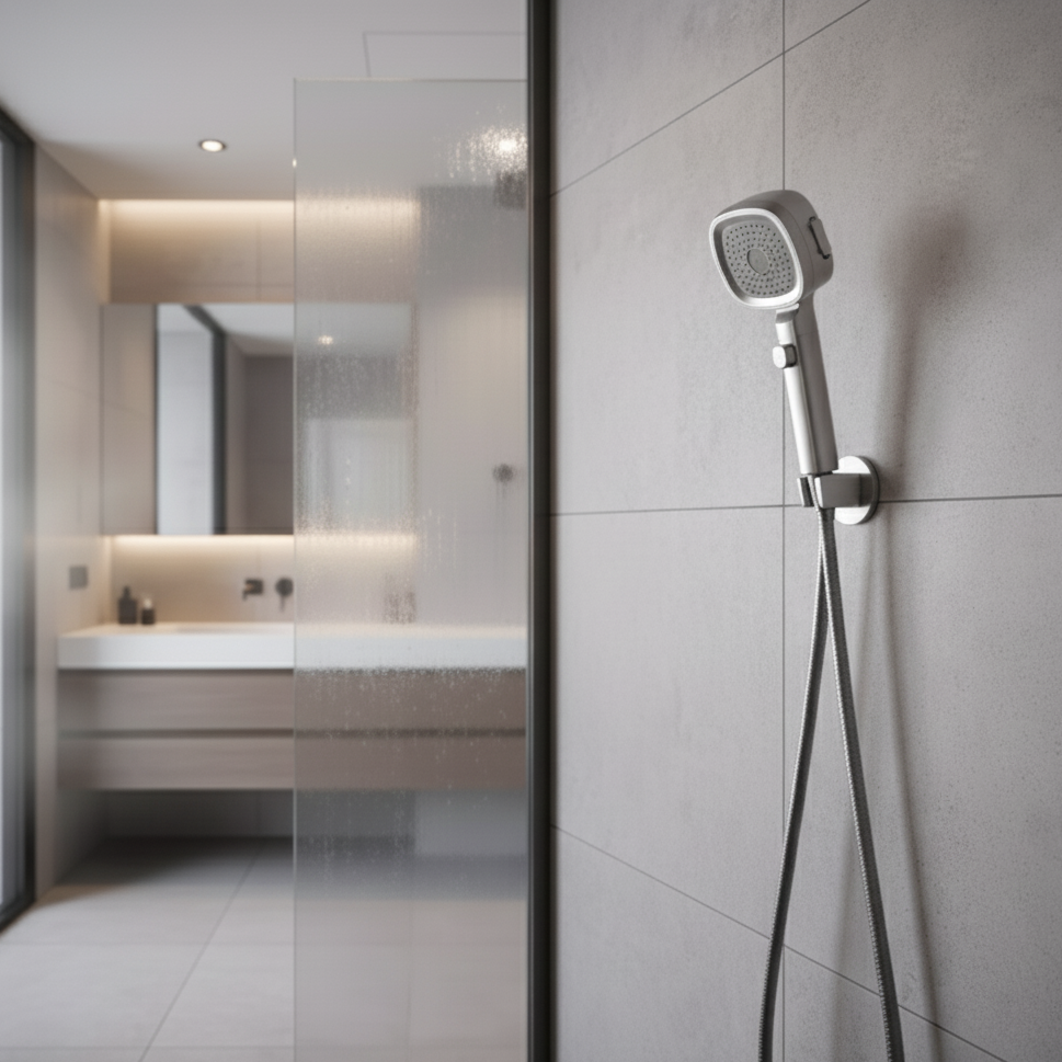 High-Pressure Showerhead with 3 Spray Modes Water-Saving ABS Material-Bedding & Bath > Bathroom Accessories-casanuva-casanuva