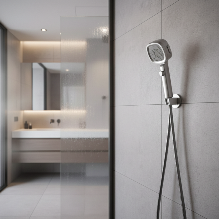 High-Pressure Showerhead with 3 Spray Modes Water-Saving ABS Material-Bedding & Bath > Bathroom Accessories-casanuva-casanuva