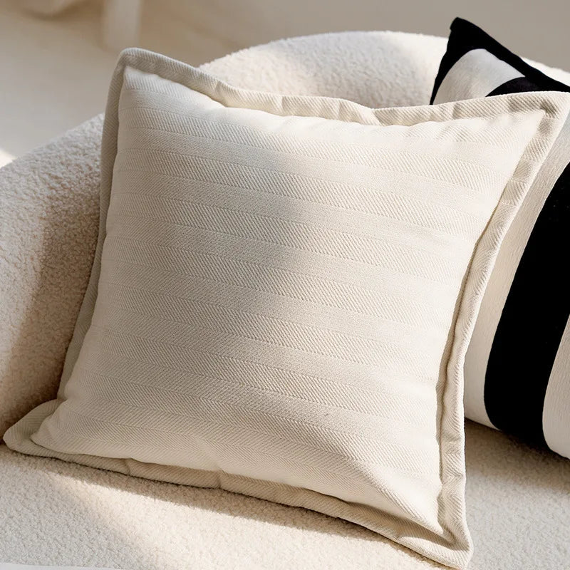 Horse Print Cushion with Luxury Embroidery and Soft Breathable Fabric-Covers & Textiles > Throw Pillows-casanuva-C - 45cm x 45cm-casanuva