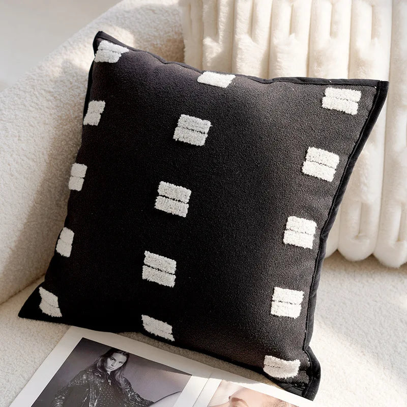 Horse Print Cushion with Luxury Embroidery and Soft Breathable Fabric-Covers & Textiles > Throw Pillows-casanuva-I - 45cm x 45cm-casanuva