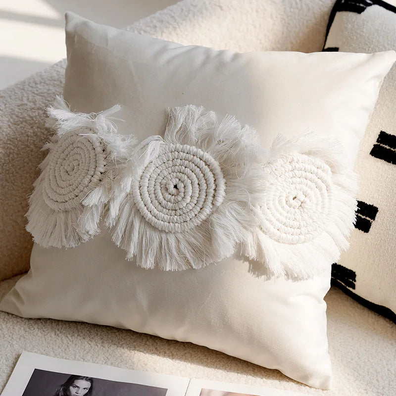 Horse Print Cushion with Luxury Embroidery and Soft Breathable Fabric-Covers & Textiles > Throw Pillows-casanuva-J - 45cm x 45cm-casanuva