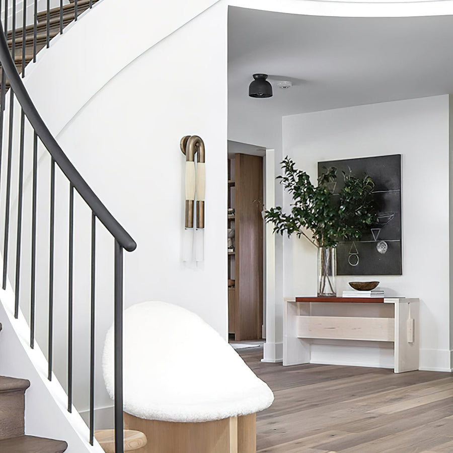 Horsehair Wall Light Fixture-Lighting > Wall Lights-casanuva-casanuva