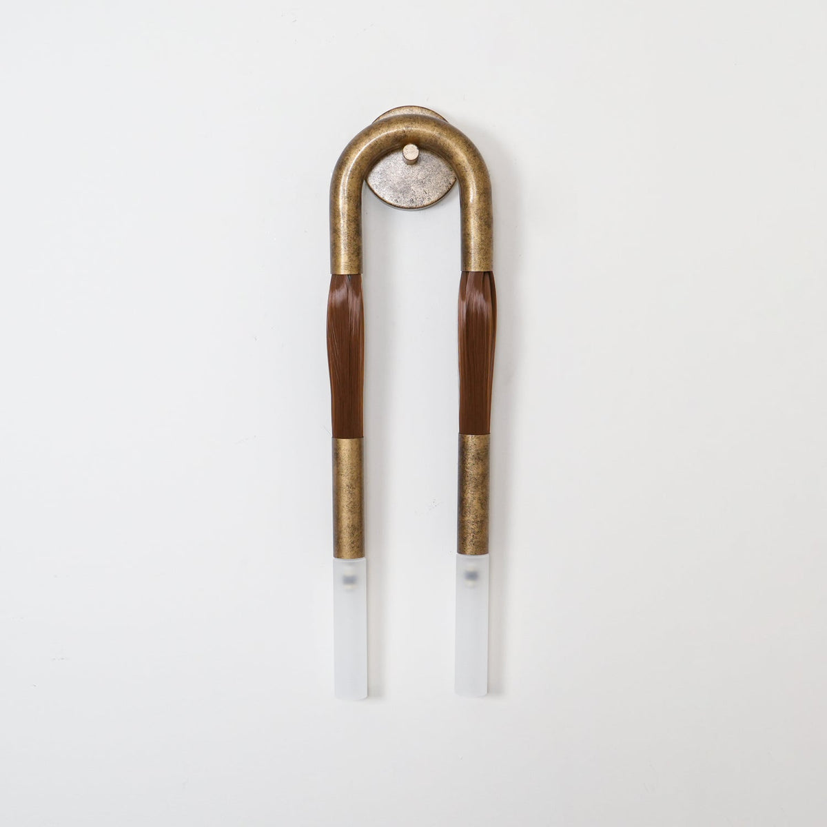 Horsehair Wall Light Fixture-Lighting > Wall Lights-casanuva-casanuva