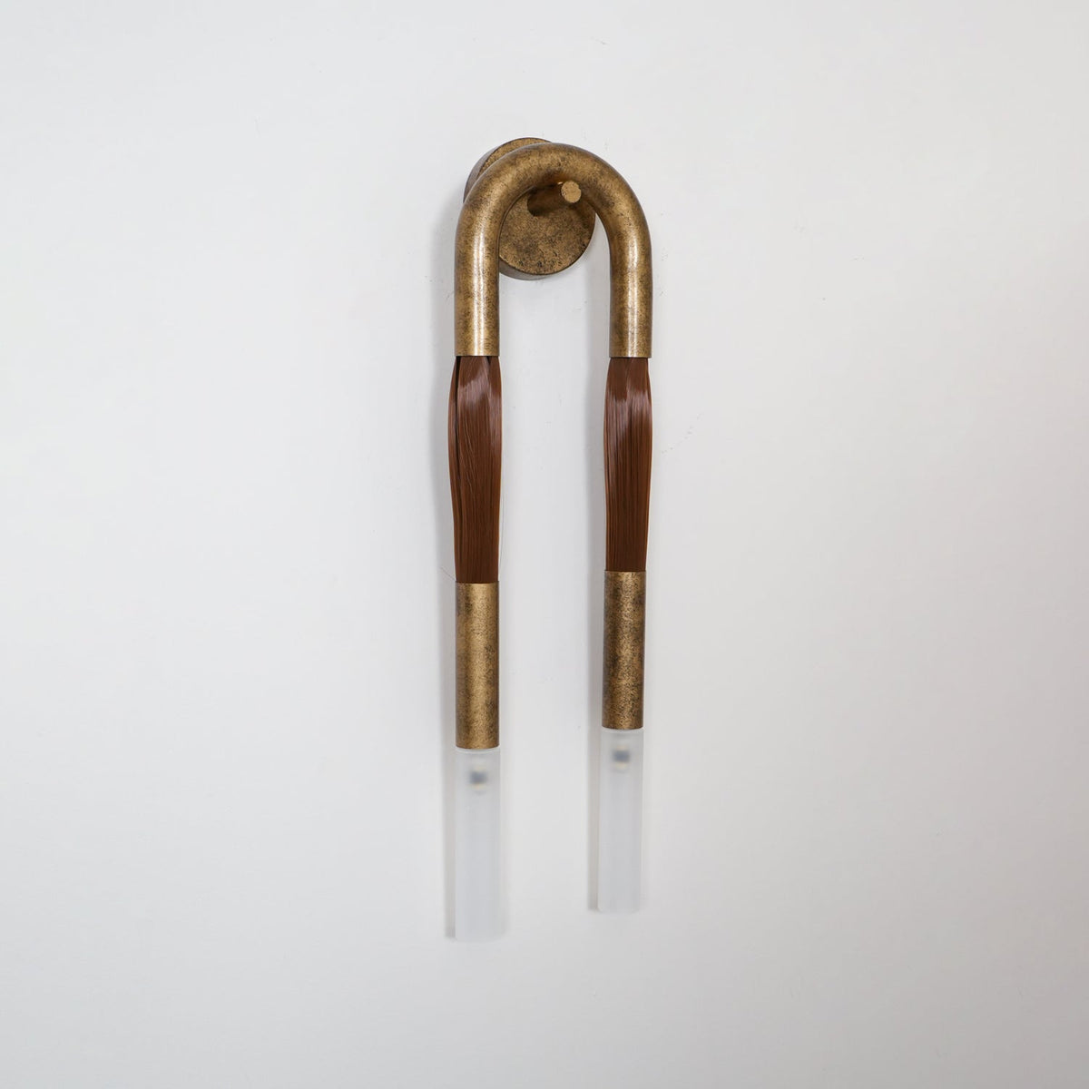 Horsehair Wall Light Fixture-Lighting > Wall Lights-casanuva-casanuva