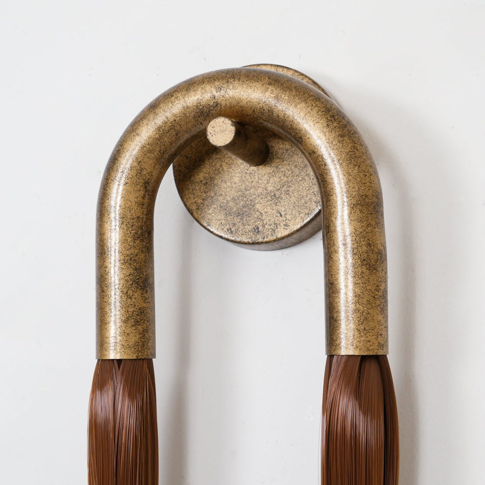 Horsehair Wall Light Fixture-Lighting > Wall Lights-casanuva-casanuva