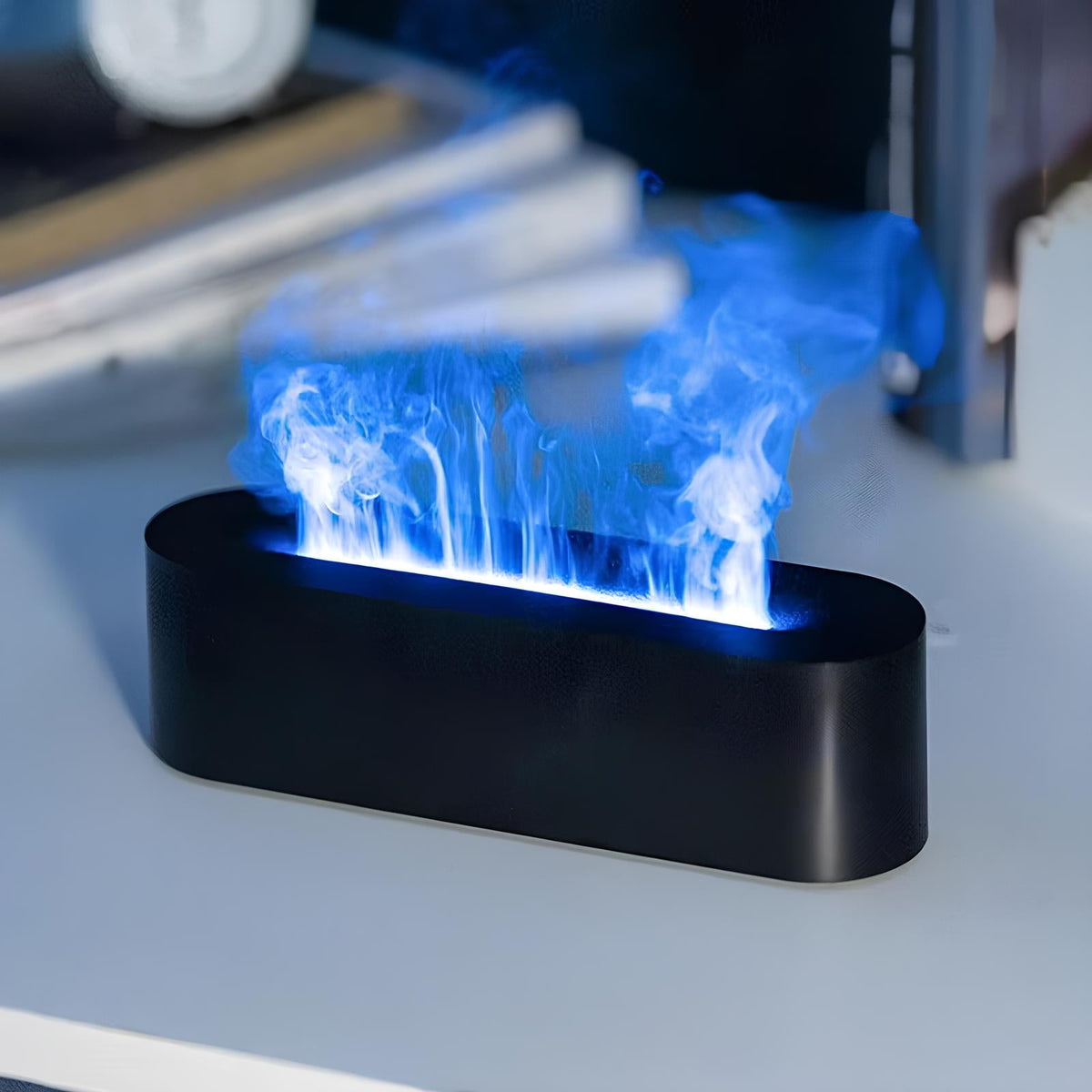 Humidifier and Firewood Storage Solution-Home Decor > Decorative Accessories-casanuva-Black-casanuva