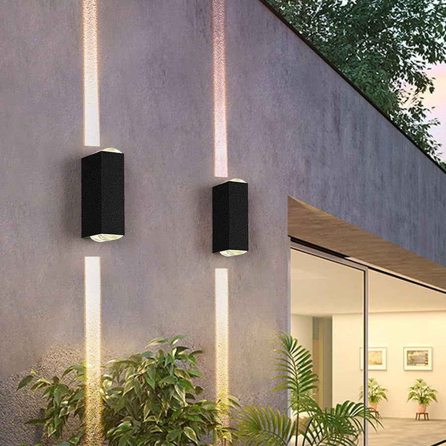 IP65 Black Aluminum LED Outdoor Wall Light-Lighting > Outdoor Lighting-casanuva-casanuva