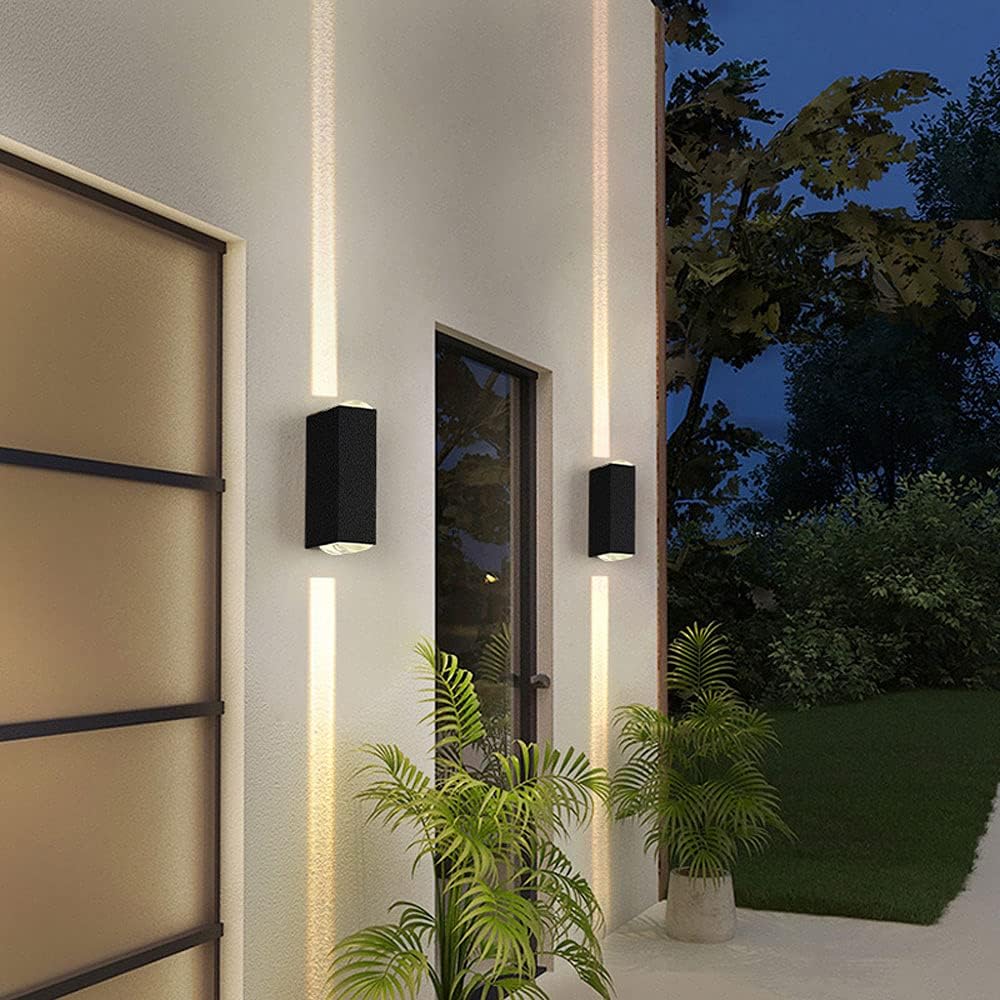 IP65 Black Aluminum LED Outdoor Wall Light-Lighting > Outdoor Lighting-casanuva-casanuva