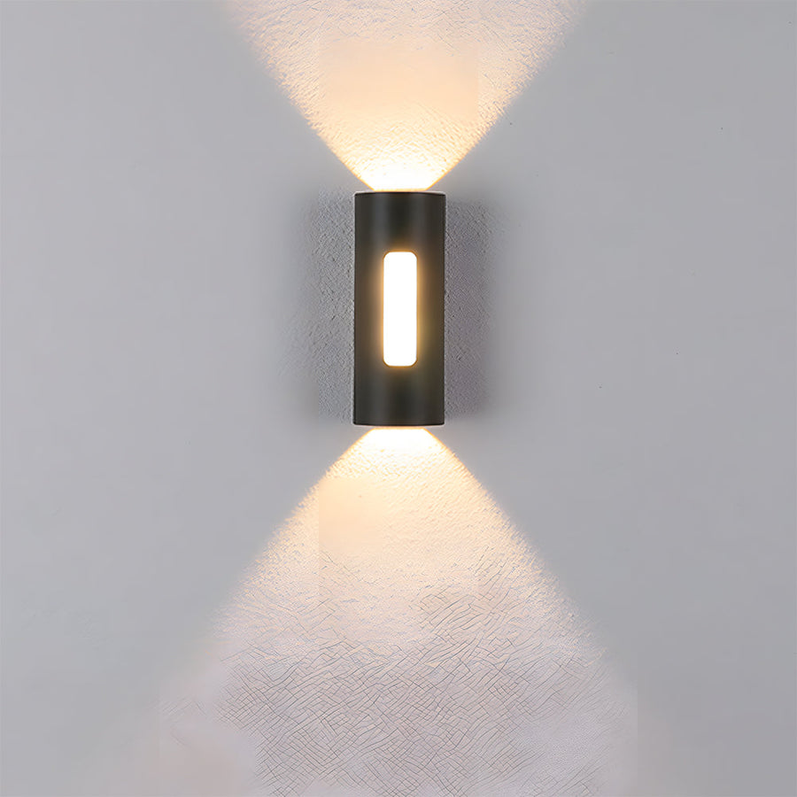 IP65 Black LED Outdoor Wall Light Warm Light-Lighting > Outdoor Lighting-casanuva-casanuva