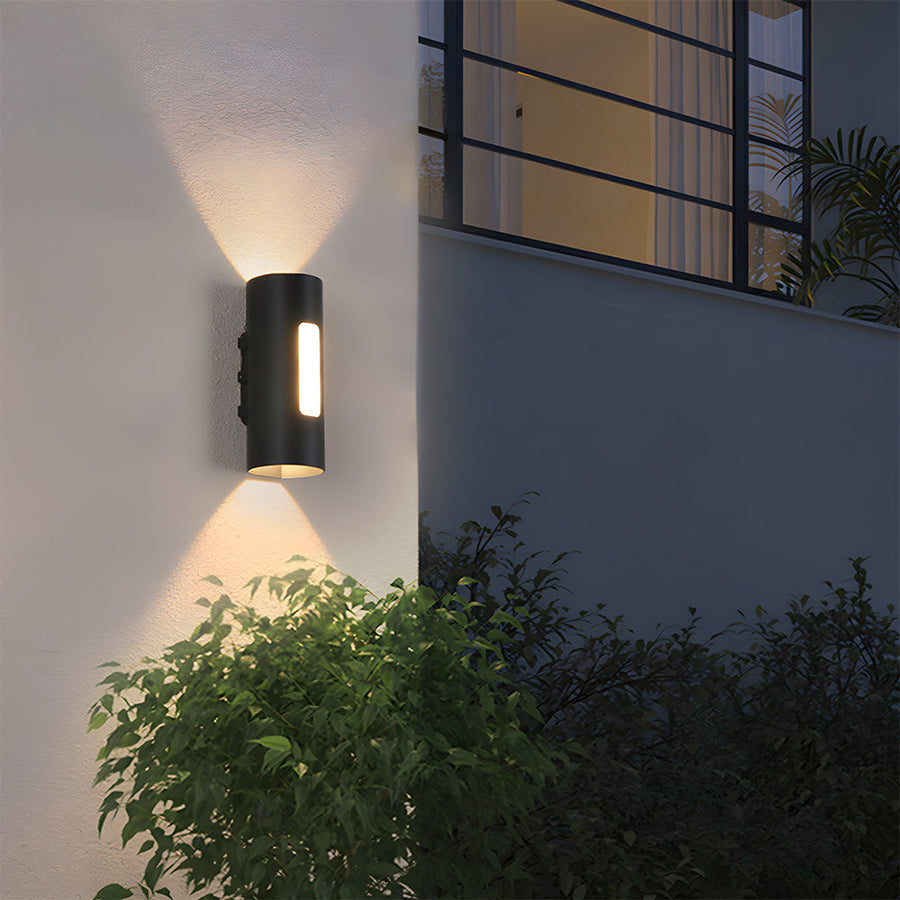 IP65 Black LED Outdoor Wall Light Warm Light-Lighting > Outdoor Lighting-casanuva-casanuva