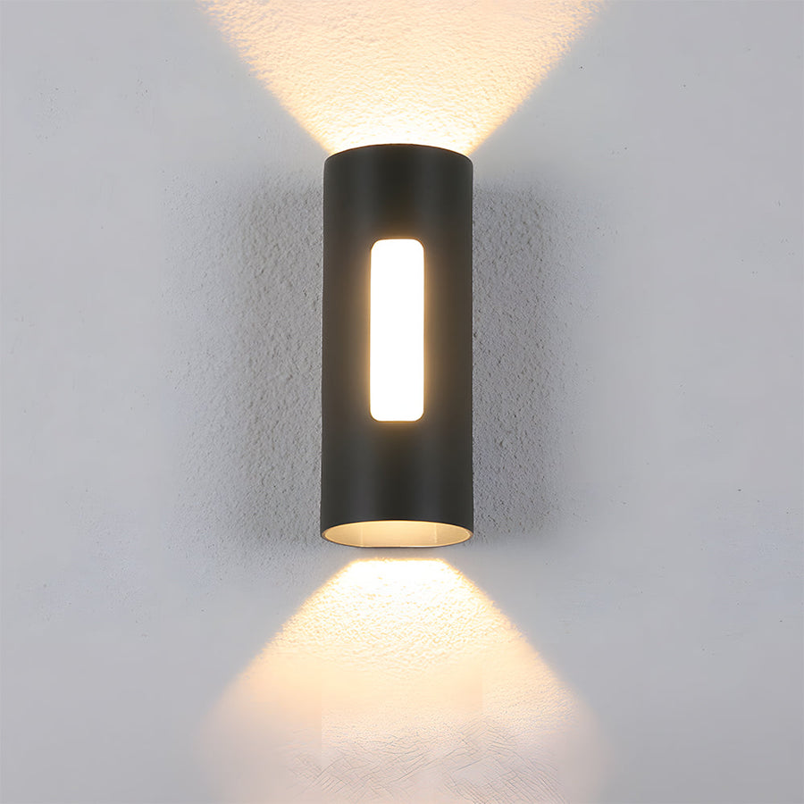 IP65 Black LED Outdoor Wall Light Warm Light-Lighting > Outdoor Lighting-casanuva-casanuva