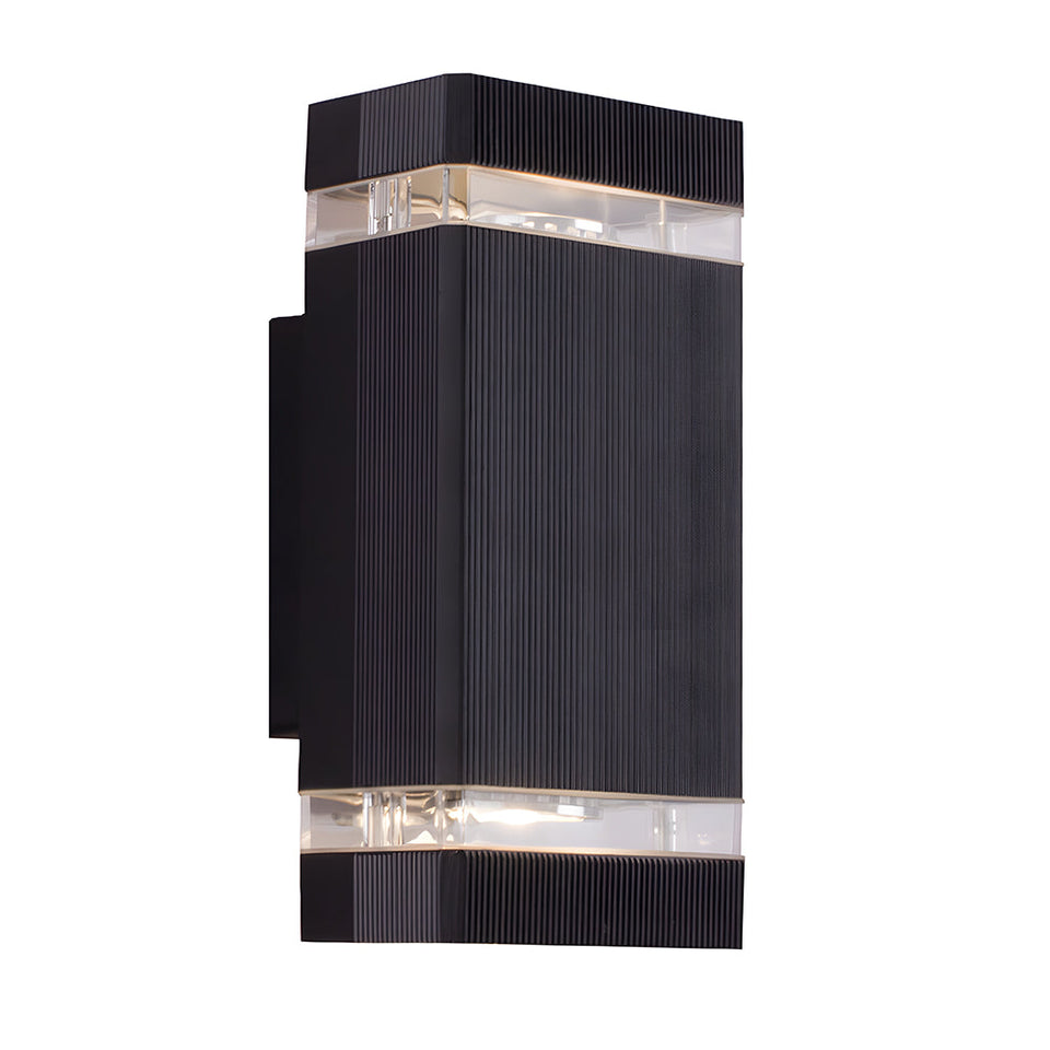 IP65 Black Outdoor Wall Light Up Down Design-Lighting > Outdoor Lighting-casanuva-casanuva