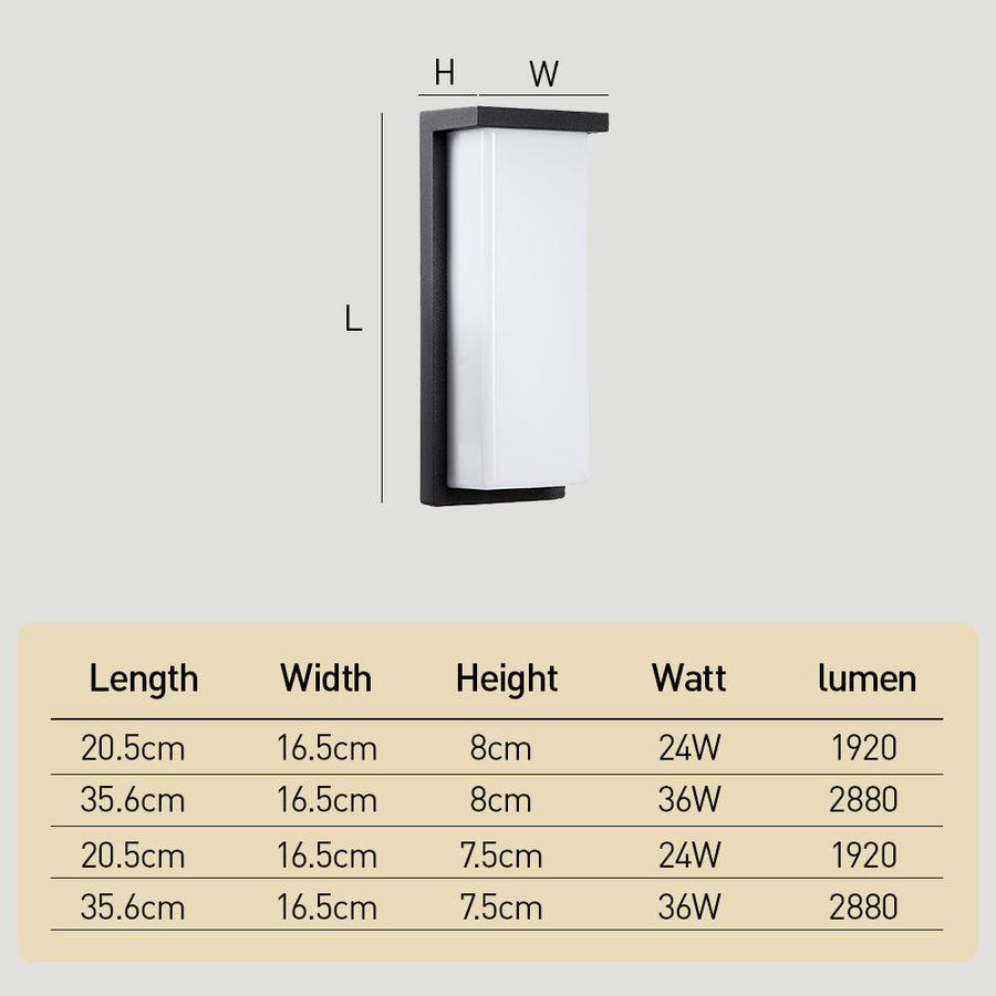IP65 LED Outdoor Wall Light-Lighting > Outdoor Lighting-casanuva-casanuva