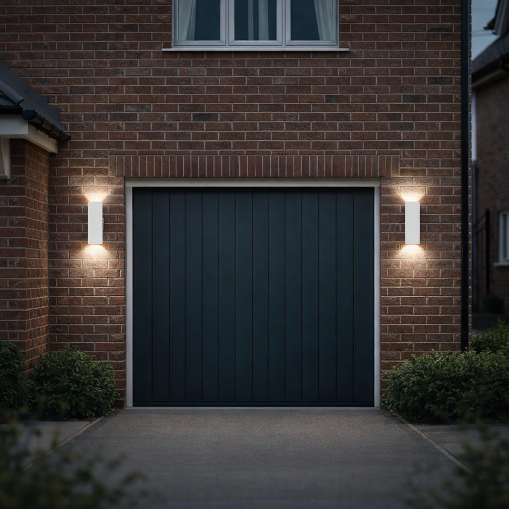 IP65 LED Outdoor Wall Light Set of 2 Aluminum Up-and-Down Fixtures-Lighting > Outdoor Lighting-casanuva-White-L:20CM-Warm Light-casanuva