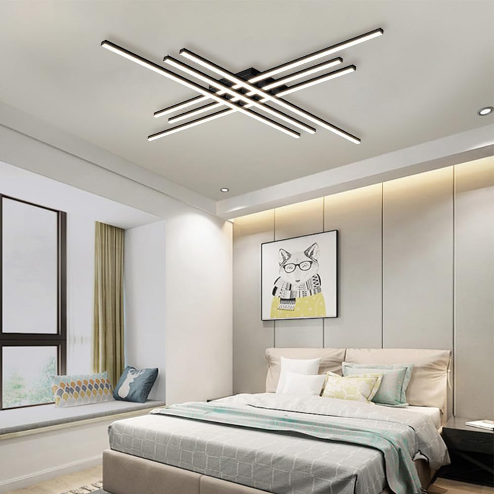 Industrial Iron Semi Flush LED Ceiling Light-Lighting > Ceiling Lights-casanuva-casanuva