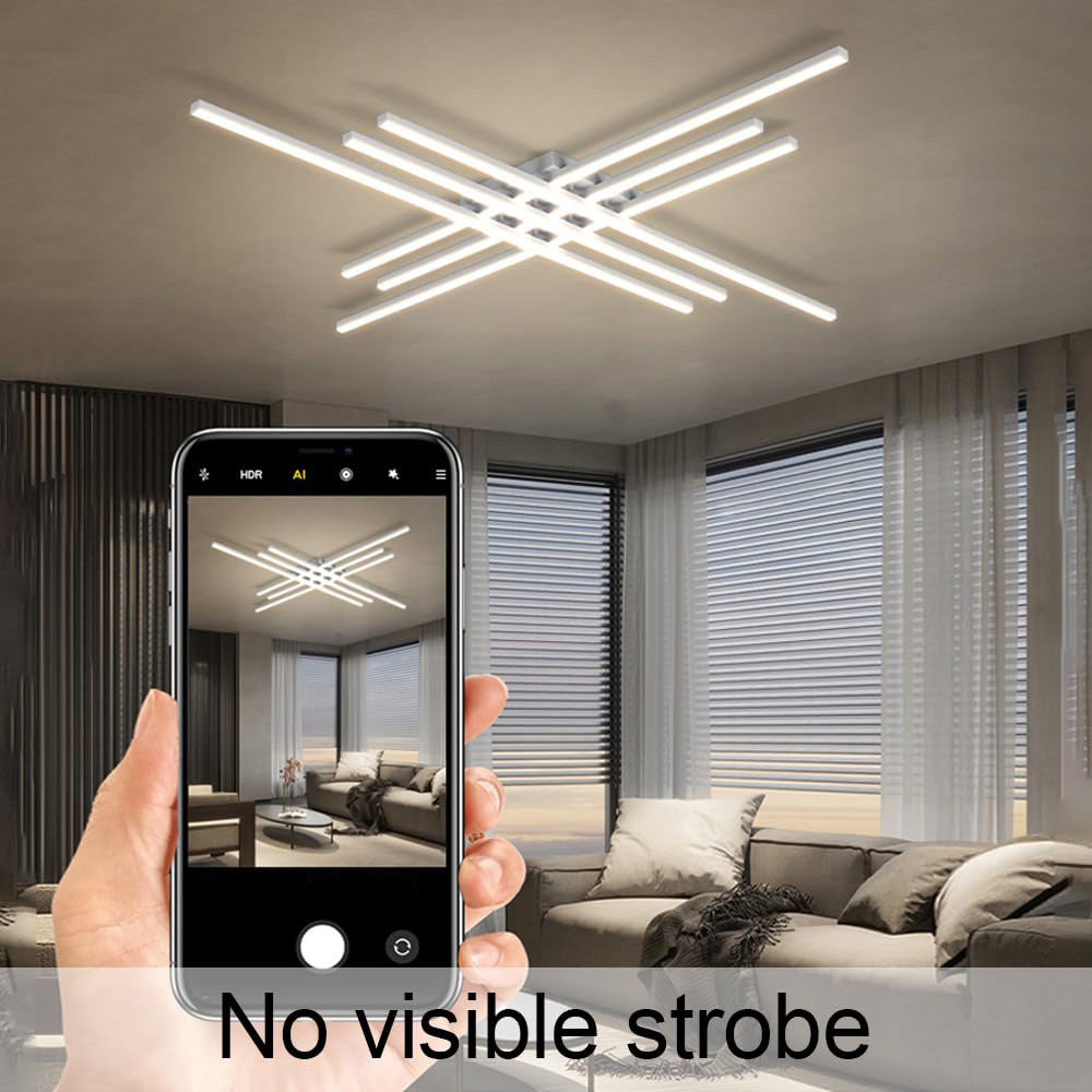 Industrial Iron Semi Flush LED Ceiling Light-Lighting > Ceiling Lights-casanuva-casanuva