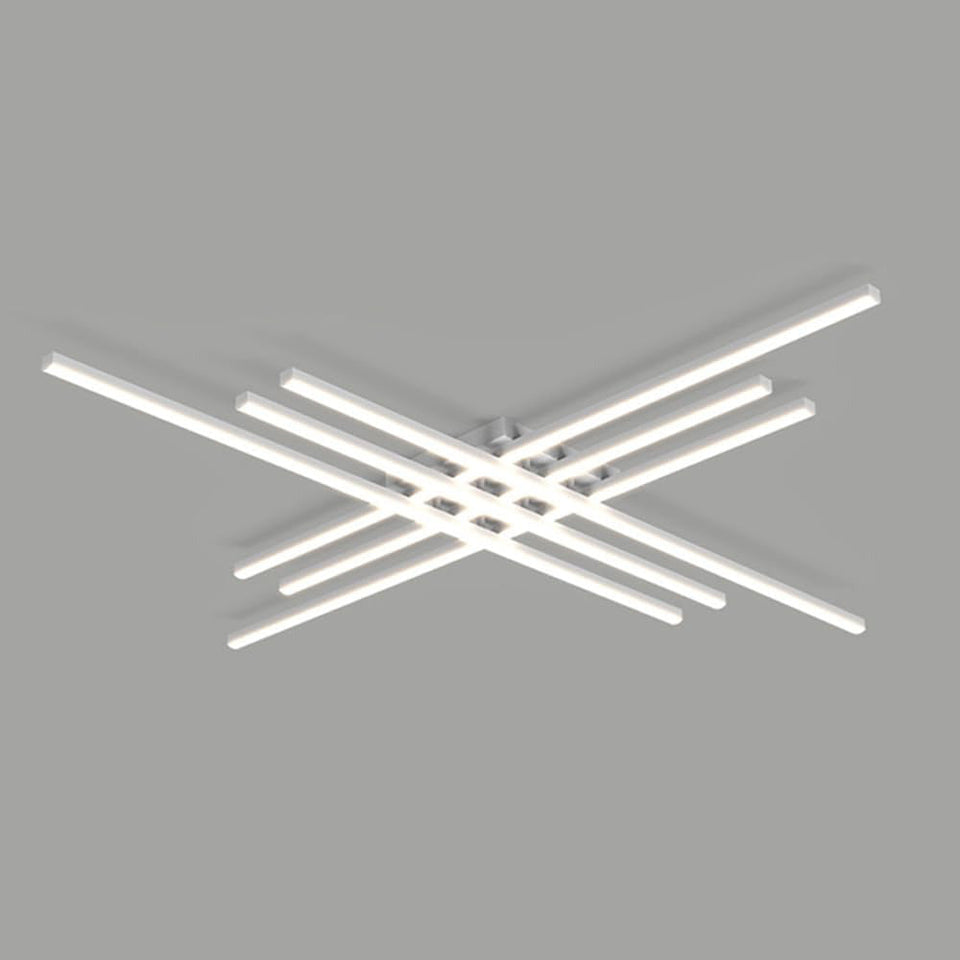 Industrial Iron Semi Flush LED Ceiling Light-Lighting > Ceiling Lights-casanuva-casanuva