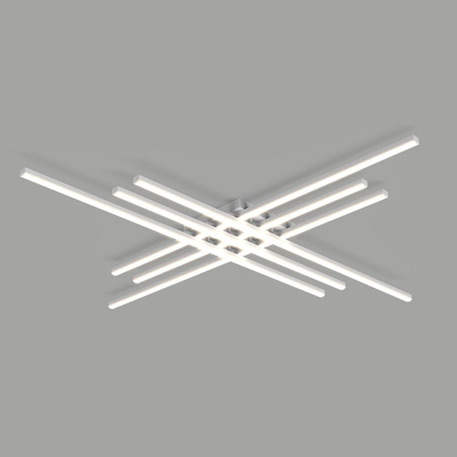Industrial Iron Semi Flush LED Ceiling Light-Lighting > Ceiling Lights-casanuva-casanuva