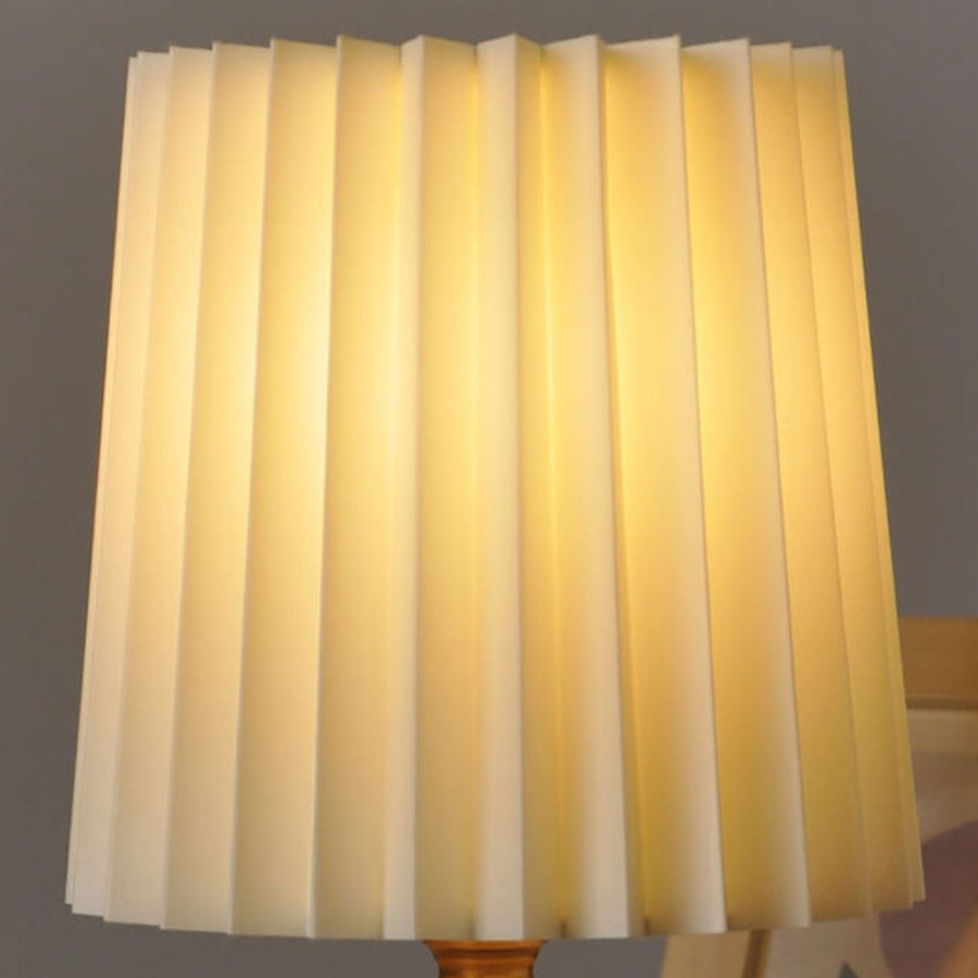 Japandi Table Lamp with Fabric Shade-Lighting > Table Lamps-casanuva-casanuva