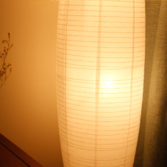 Japandi Vloerlamp met Papieren Kap-Lighting > Floor Lamps-casanuva-casanuva