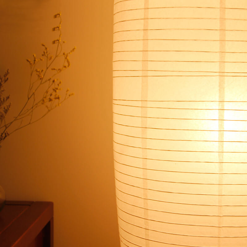 Japandi Vloerlamp met Papieren Kap-Lighting > Floor Lamps-casanuva-casanuva