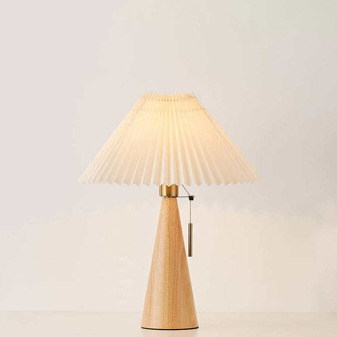 Japandi Wooden Table Lamp-Lighting > Table Lamps-casanuva-casanuva
