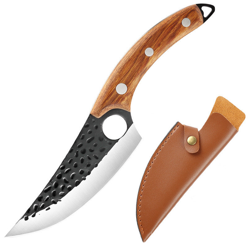 Japanese Chef Knife High Carbon Steel Professional Grade-Kitchen & Dining > Knives-casanuva-Sheathe Brown-casanuva