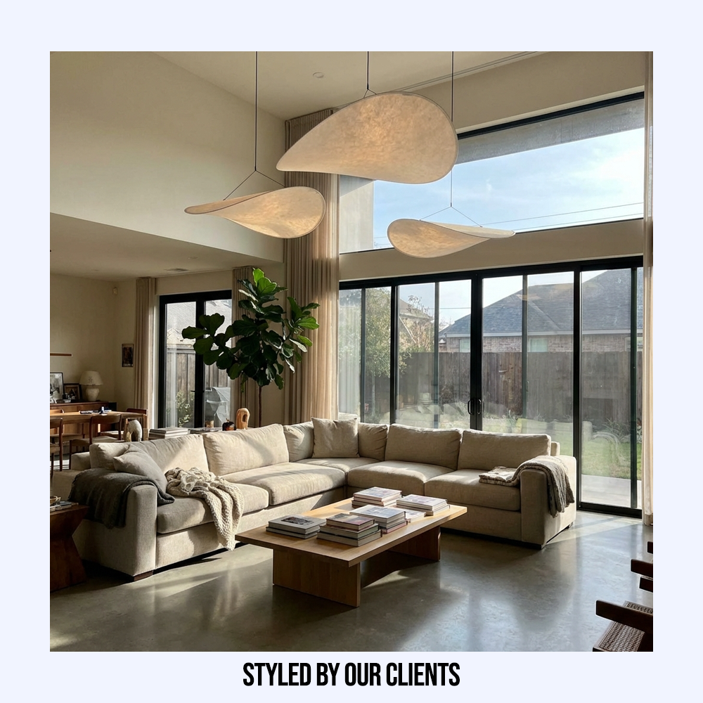 Japanese Silk Chandelier-Lighting > Chandeliers & Pendant Lights-casanuva-casanuva