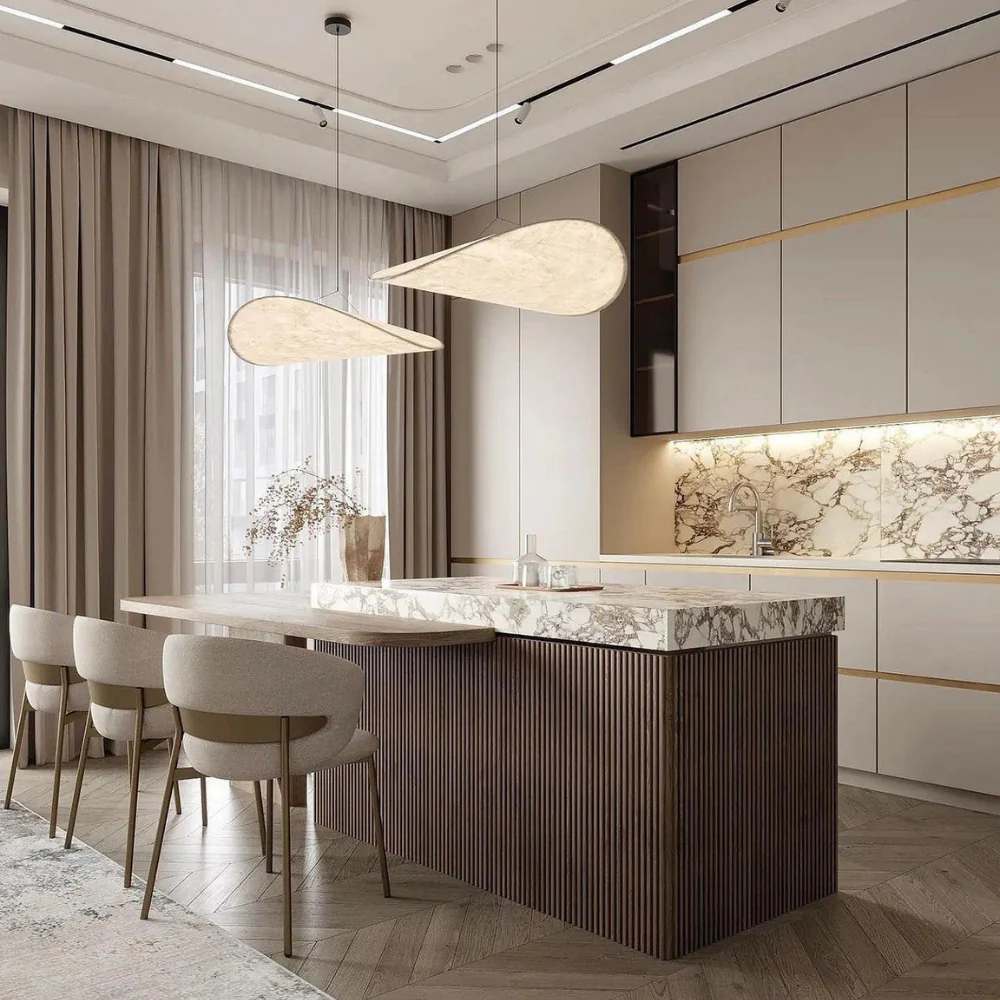 Japanese Silk Chandelier-Lighting > Chandeliers & Pendant Lights-casanuva-casanuva