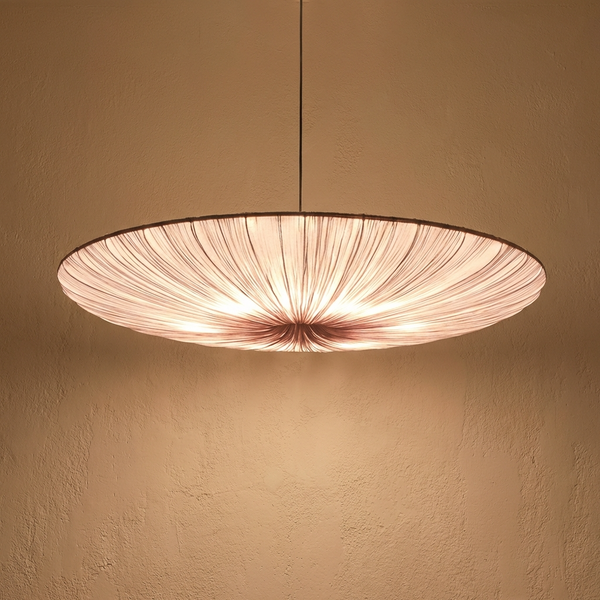 Japanese Wabi Sabi Cloth Pendant Light-Lighting > Pendant Lights-casanuva-casanuva