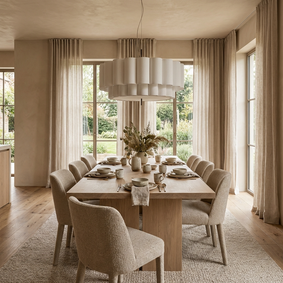 Japanese Wabi Sabi Natural Fabric Chandelier-Lighting > Chandeliers & Pendant Lights-casanuva-casanuva