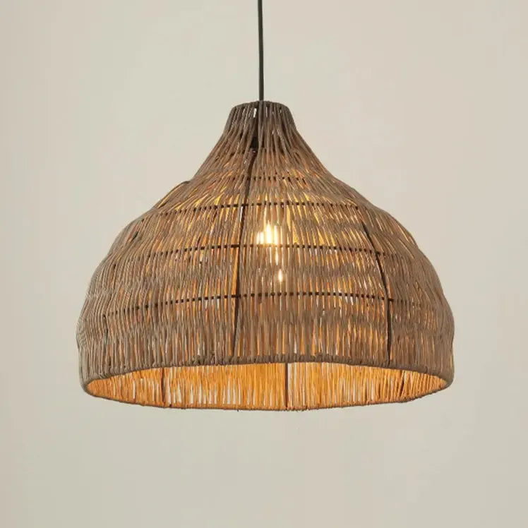 Japanese Wooden Woven Handmade Pendant Light-Lighting > Pendant Lights-casanuva-casanuva