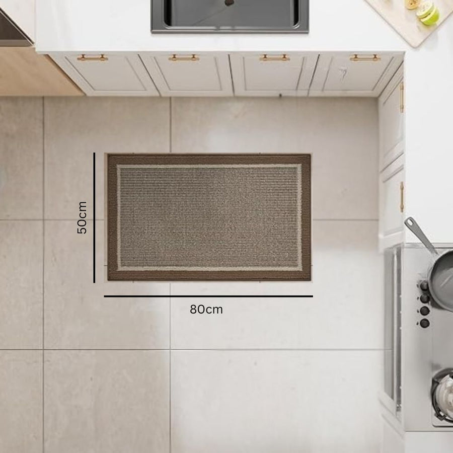Kitchen Mats Anti Slip Washable Strata Elegance Design-Kitchen & Dining > Kitchen Mats-casanuva-casanuva