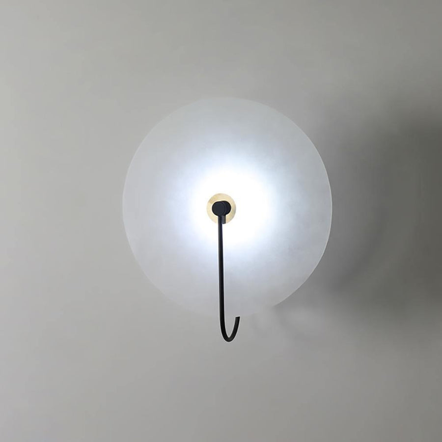 LED Alabaster Wall Lamp-Lighting > Wall Lights-casanuva-casanuva