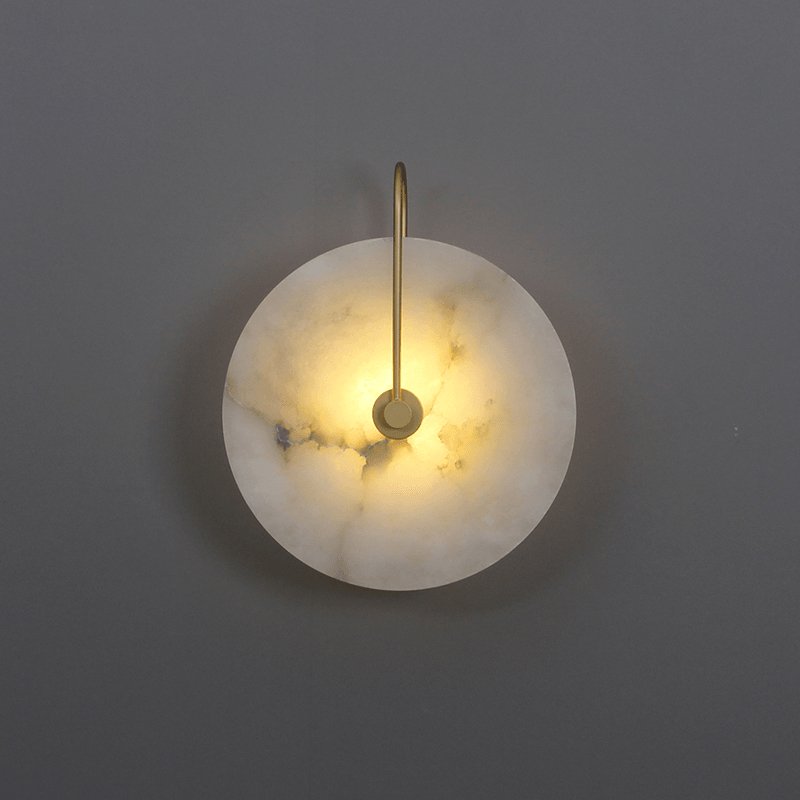 LED Alabaster Wall Lamp-Lighting > Wall Lights-casanuva-casanuva