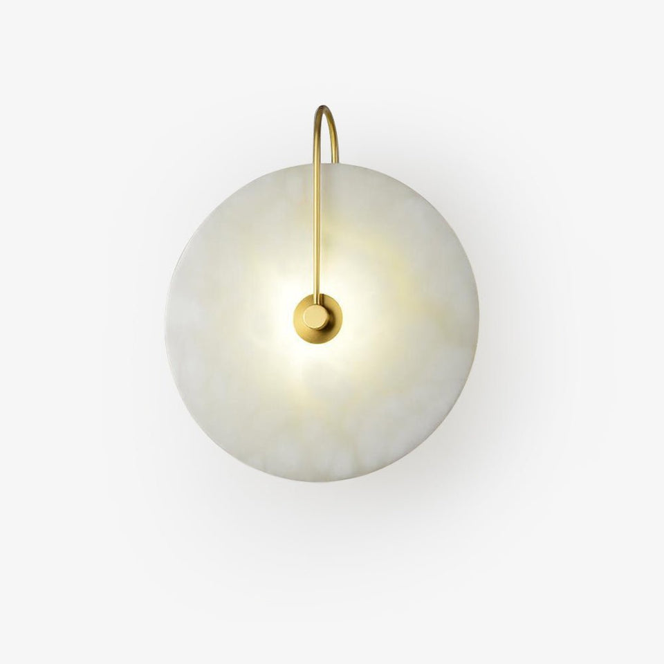 LED Alabaster Wall Lamp-Lighting > Wall Lights-casanuva-casanuva
