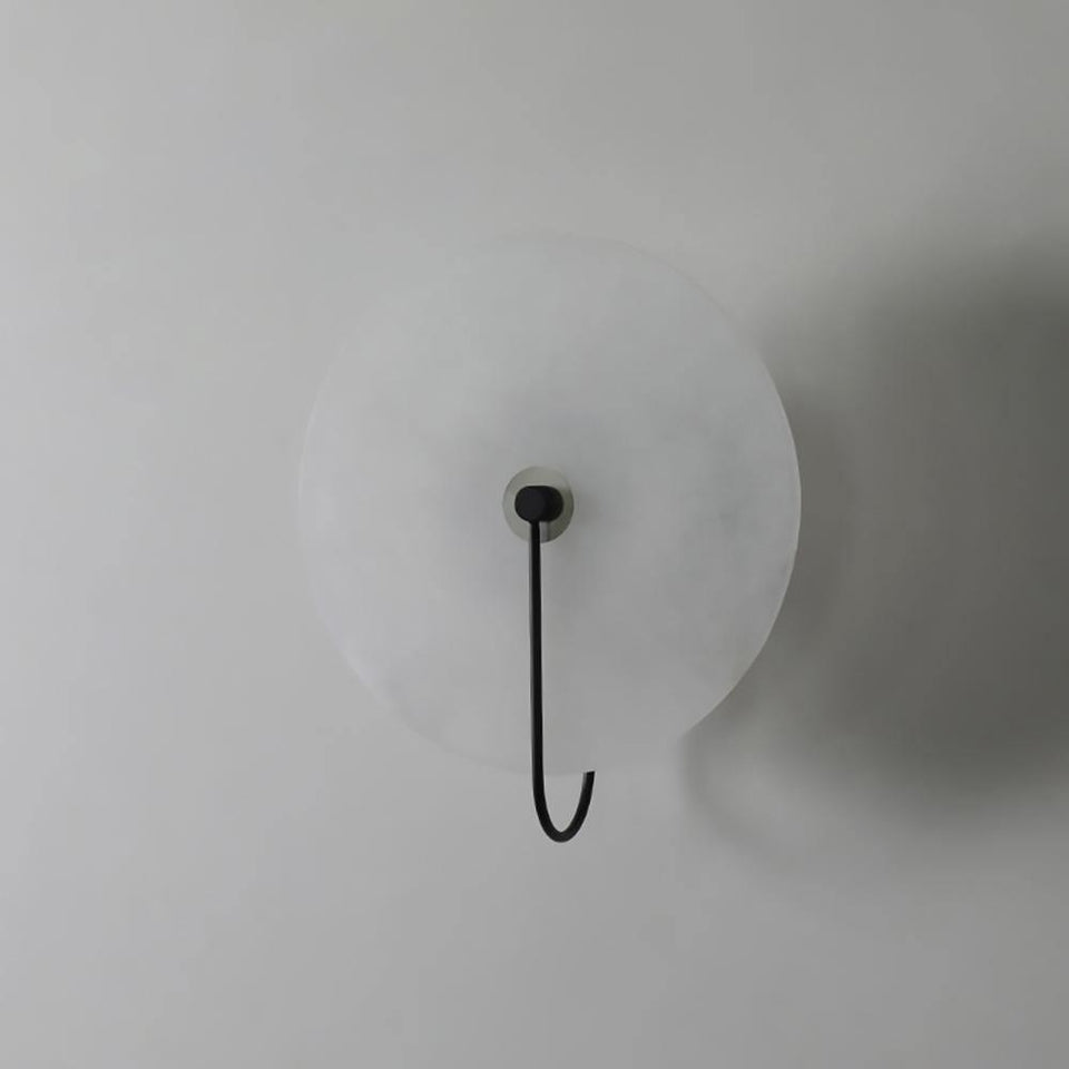 LED Alabaster Wall Lamp-Lighting > Wall Lights-casanuva-casanuva