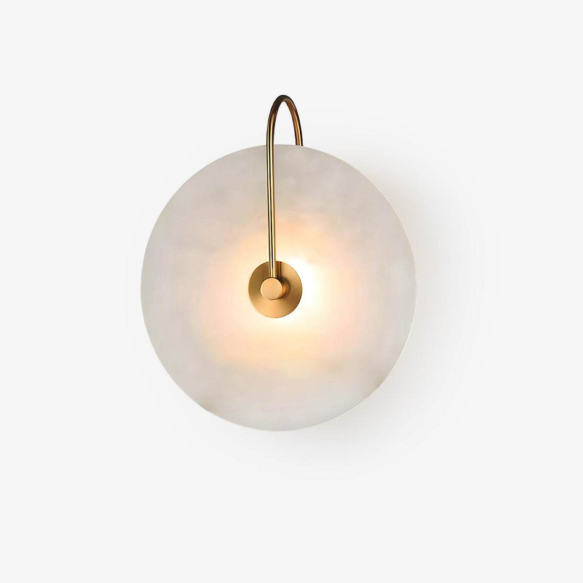 LED Alabaster Wall Lamp-Lighting > Wall Lights-casanuva-casanuva