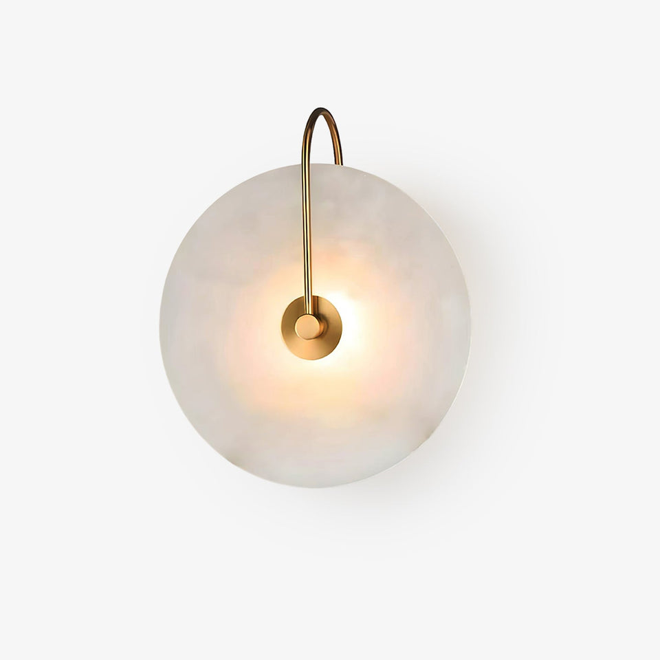 LED Alabaster Wall Lamp-Lighting > Wall Lights-casanuva-casanuva