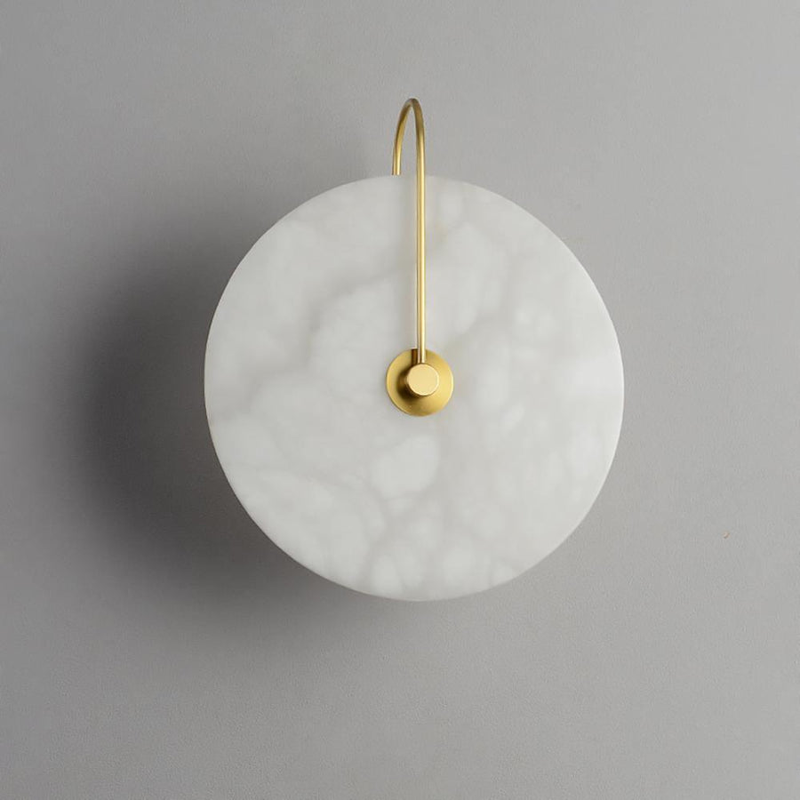 LED Alabaster Wall Lamp-Lighting > Wall Lights-casanuva-casanuva