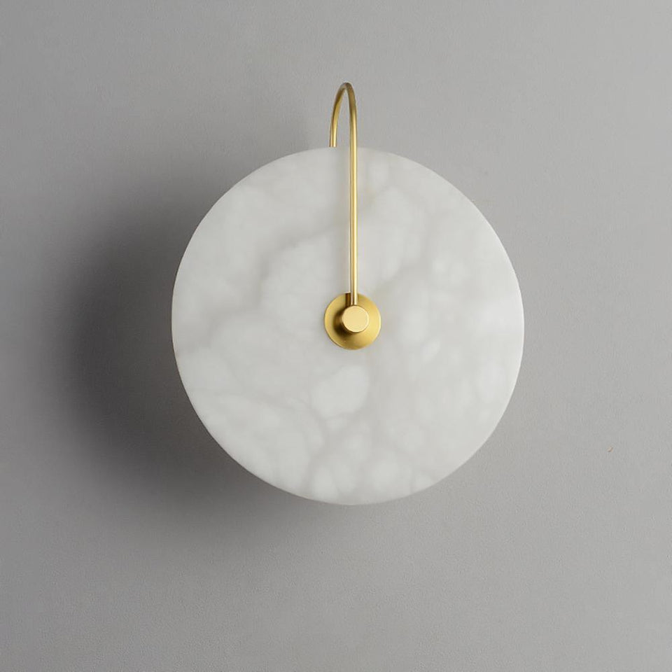LED Alabaster Wall Lamp-Lighting > Wall Lights-casanuva-casanuva