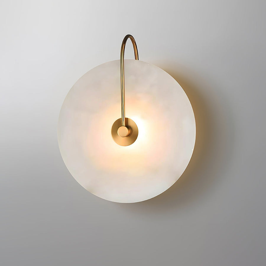 LED Alabaster Wall Lamp-Lighting > Wall Lights-casanuva-casanuva