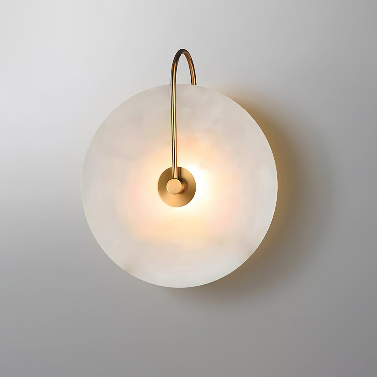 LED Alabaster Wall Lamp-Lighting > Wall Lights-casanuva-casanuva