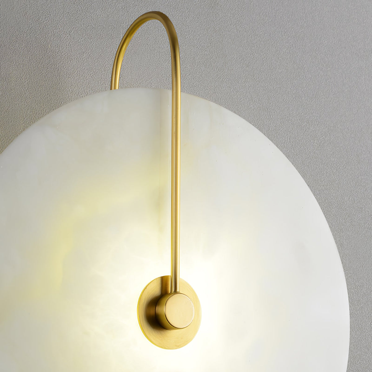 LED Alabaster Wall Lamp-Lighting > Wall Lights-casanuva-casanuva