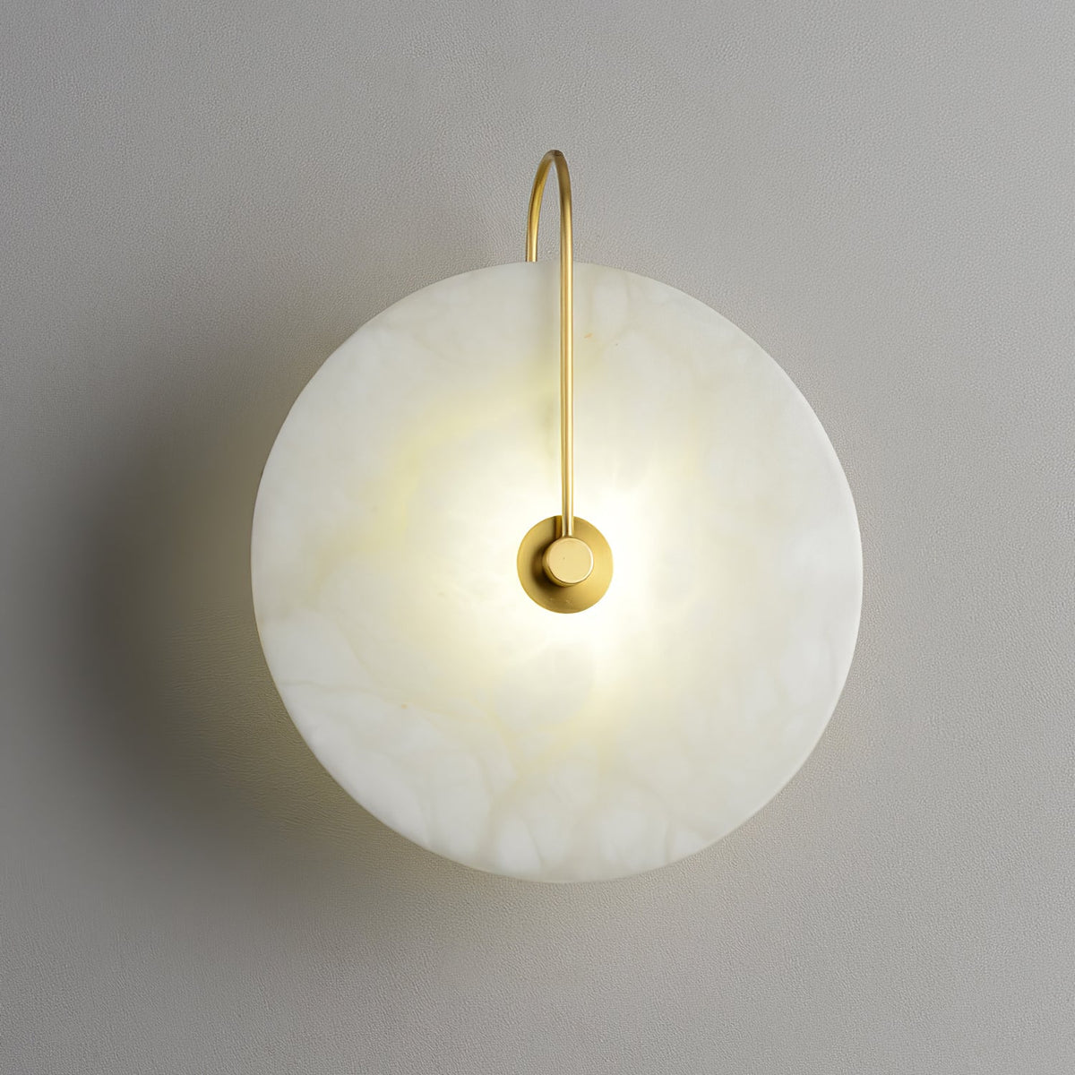 LED Alabaster Wall Lamp-Lighting > Wall Lights-casanuva-casanuva