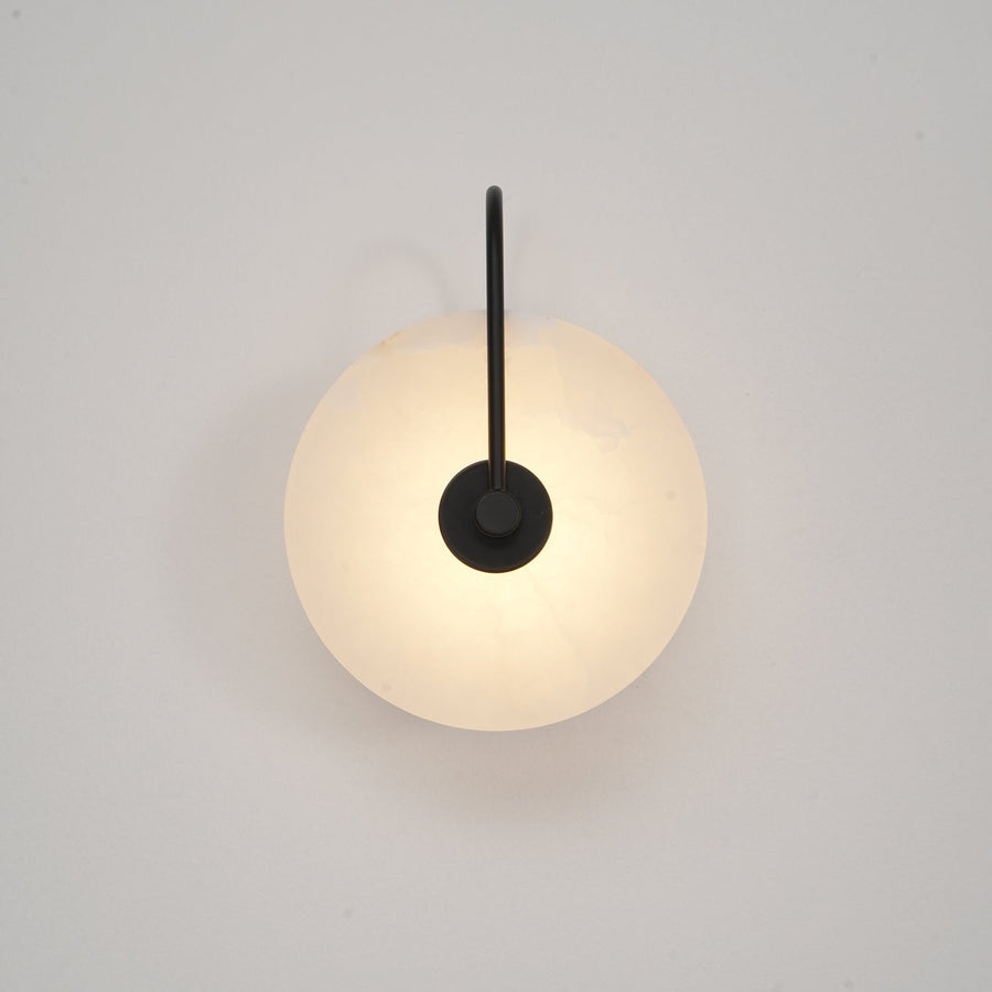LED Alabaster Wall Lamp-Lighting > Wall Lights-casanuva-casanuva