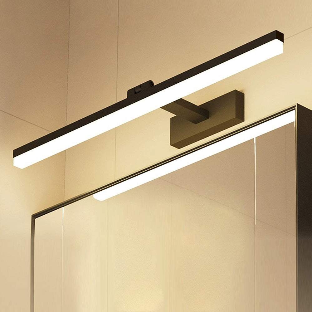 LED Black Bathroom Wall Mirror Light-Lighting > Wall Lights-casanuva-Black-D40*H18CM-8W-White Light-casanuva