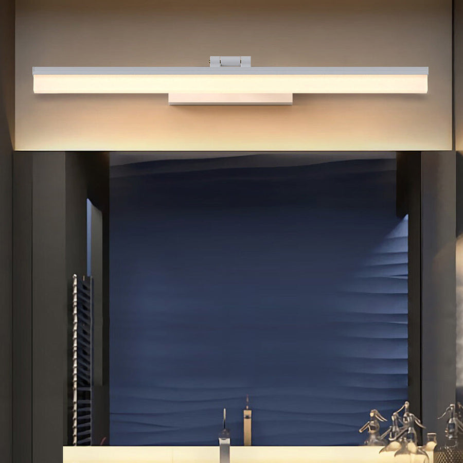 LED Black Bathroom Wall Mirror Light-Lighting > Wall Lights-casanuva-White-D40*H18CM-8W-Warm Light-casanuva