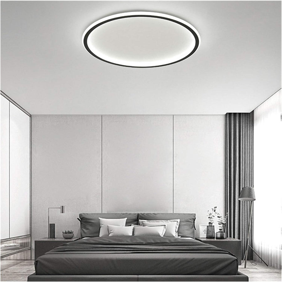 LED Ceiling Light Nordic Style Disc Design-Lighting > Ceiling Lights-casanuva-Black-D20cm*H5cm-White Light-casanuva